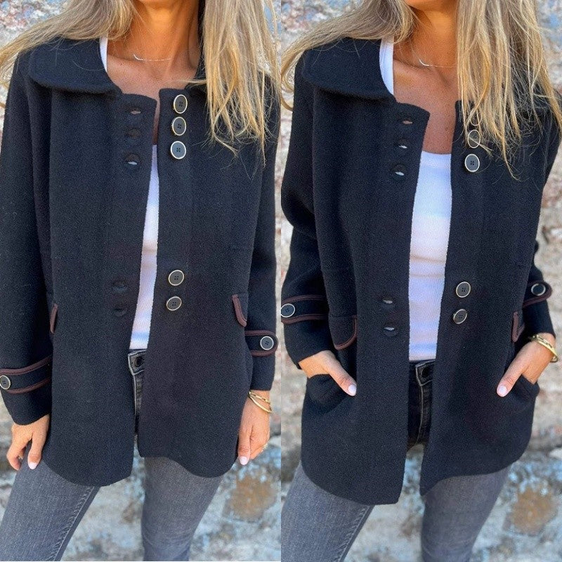⏳Women's Elegant Winter Warm Tweed Jacket