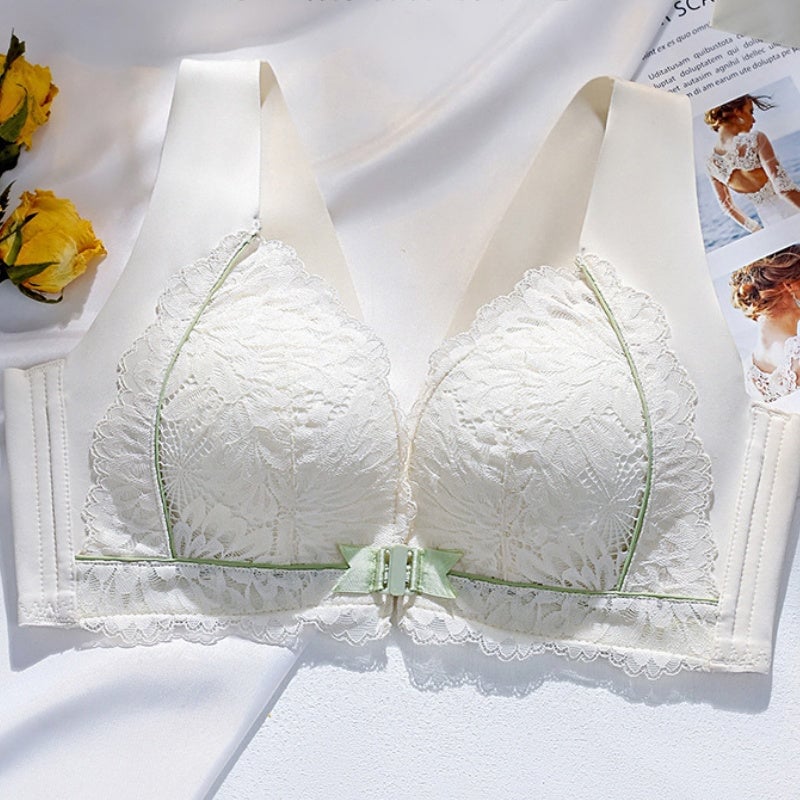📦Lace women's bra with front closure and anti-relaxation design🎄
