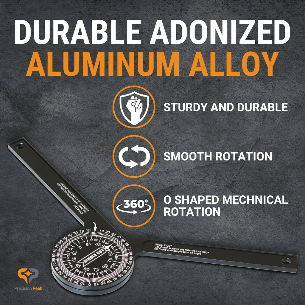7-Inch Aluminum Alloy Miter Saw Protractor