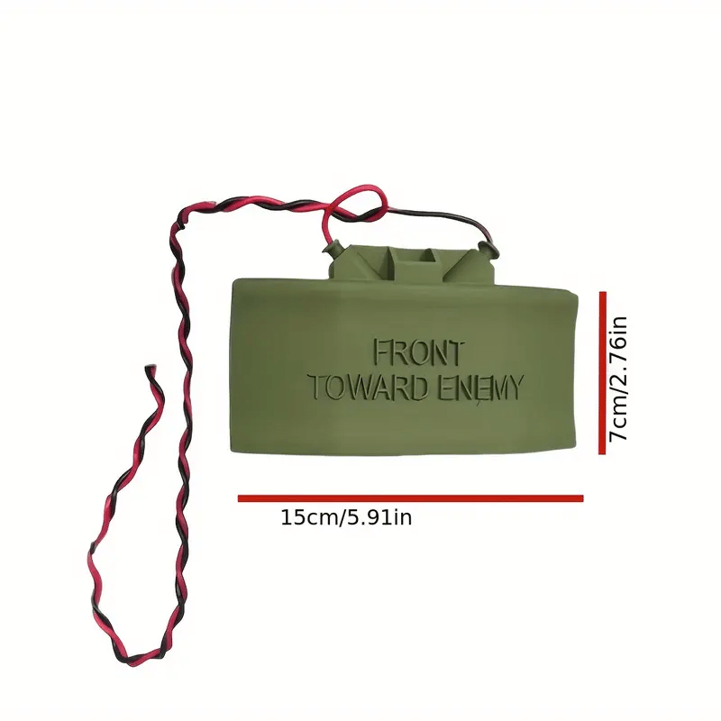 Military Theme Prank Doorbell Decor – Funny Tactical Style Door Decoration
