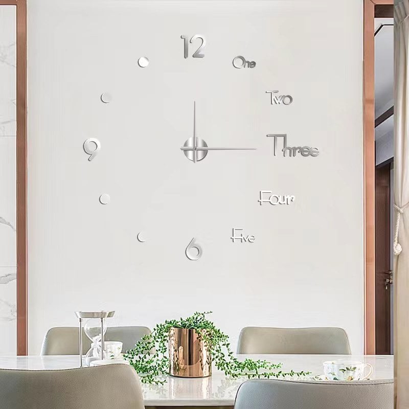 🔥MODERN DIY PUNCH-FREE WALL CLOCK