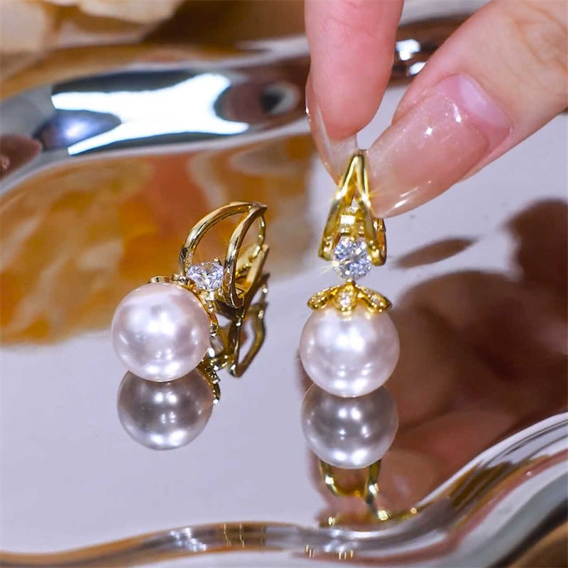 ✨Sparkly Huggie Dangle Earrings for Women
