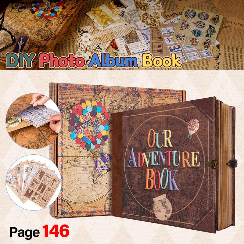 ❤️📚  Retro Style Embossed Letter Cover, Perfect for Travel & Memories