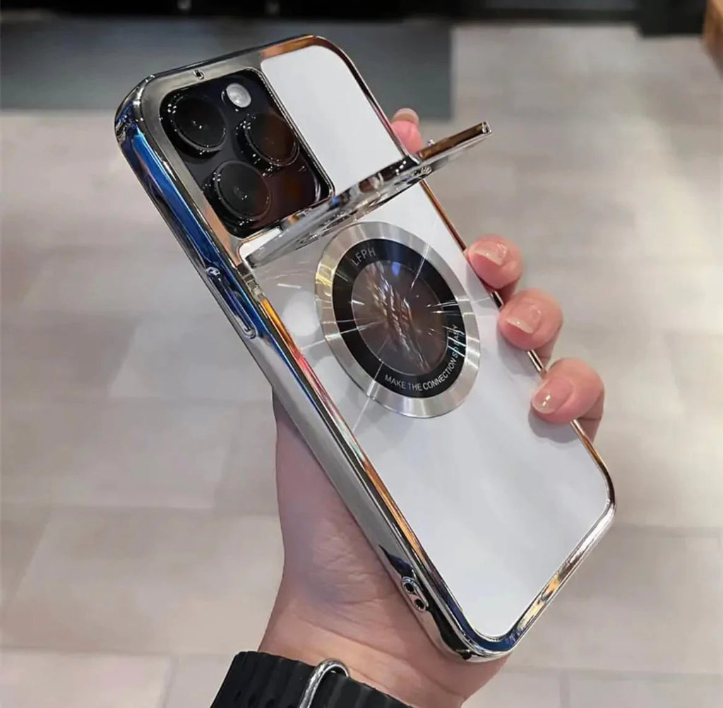 Magnetic iPhone case with lens mount