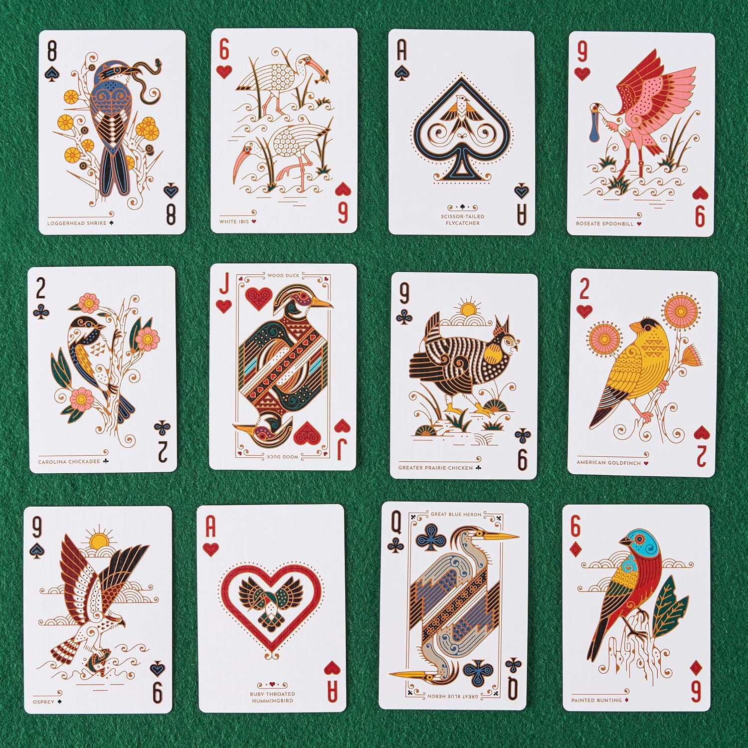 🔥🔥 North American Birds Playing Cards