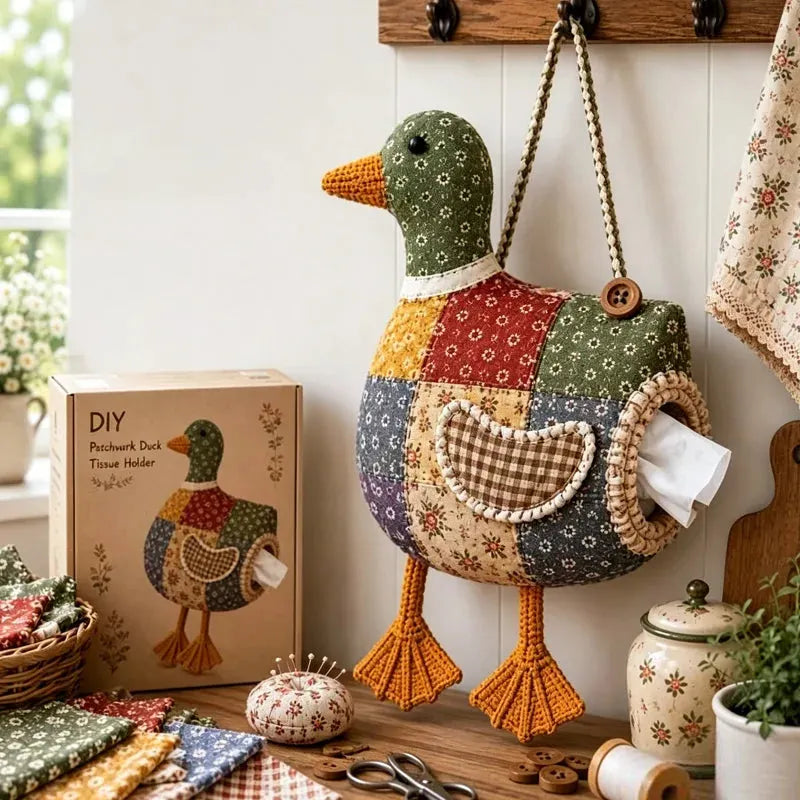 DIY animal tissue holder – sew, hang, and brighten any space!