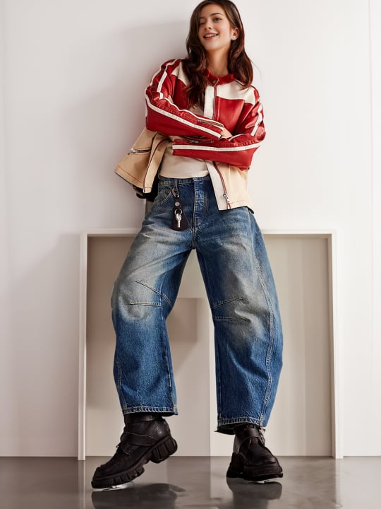 🔥🔥 Lucky You Mid-Rise Barrel Jeans
