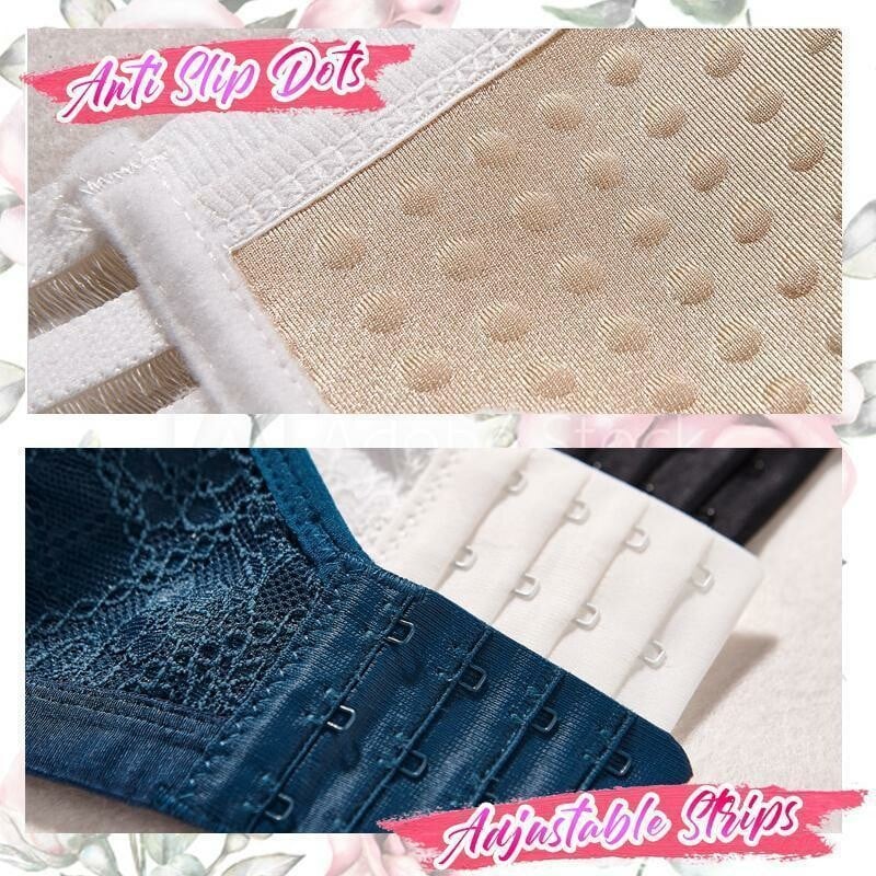 Strapless Lace Drawstring Bandeau