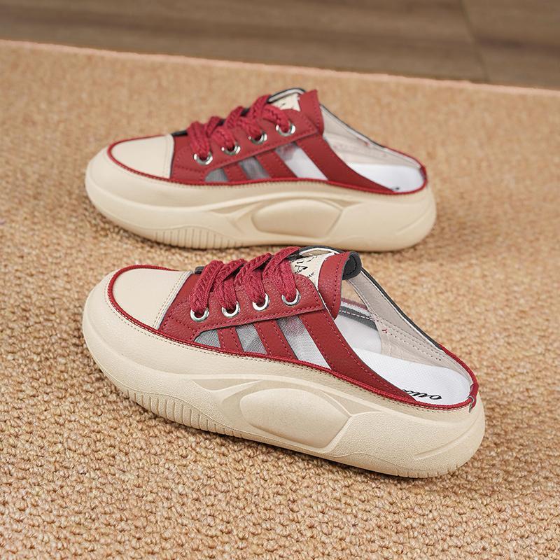 WOMEN'S CLOSED TOE HALF SLIPPERS