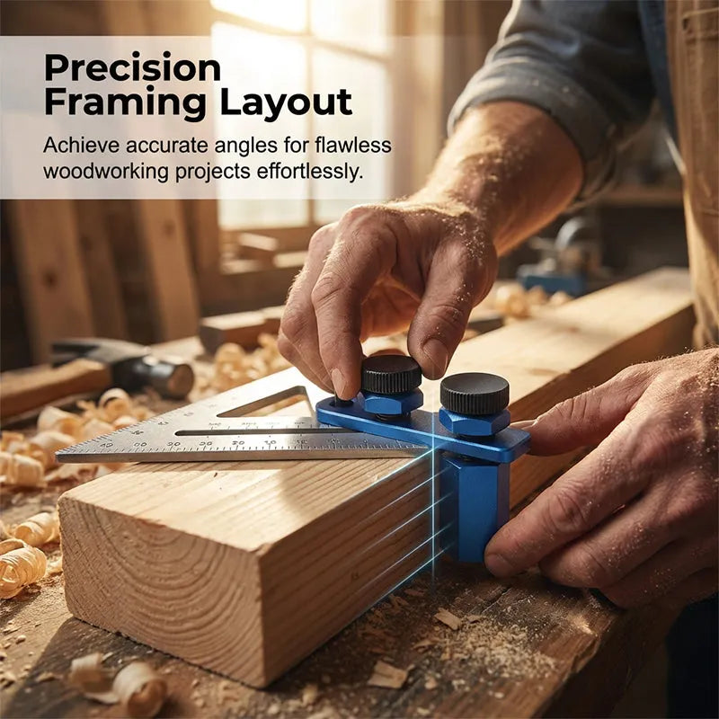 📢📢⏰Aluminum Stair Gauge & Framing Square Clamp