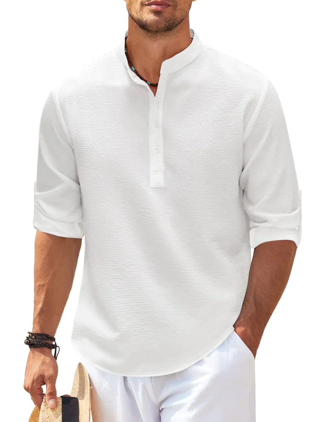 CHARLESTON CONTEMPORARY HENLEY SHIRT