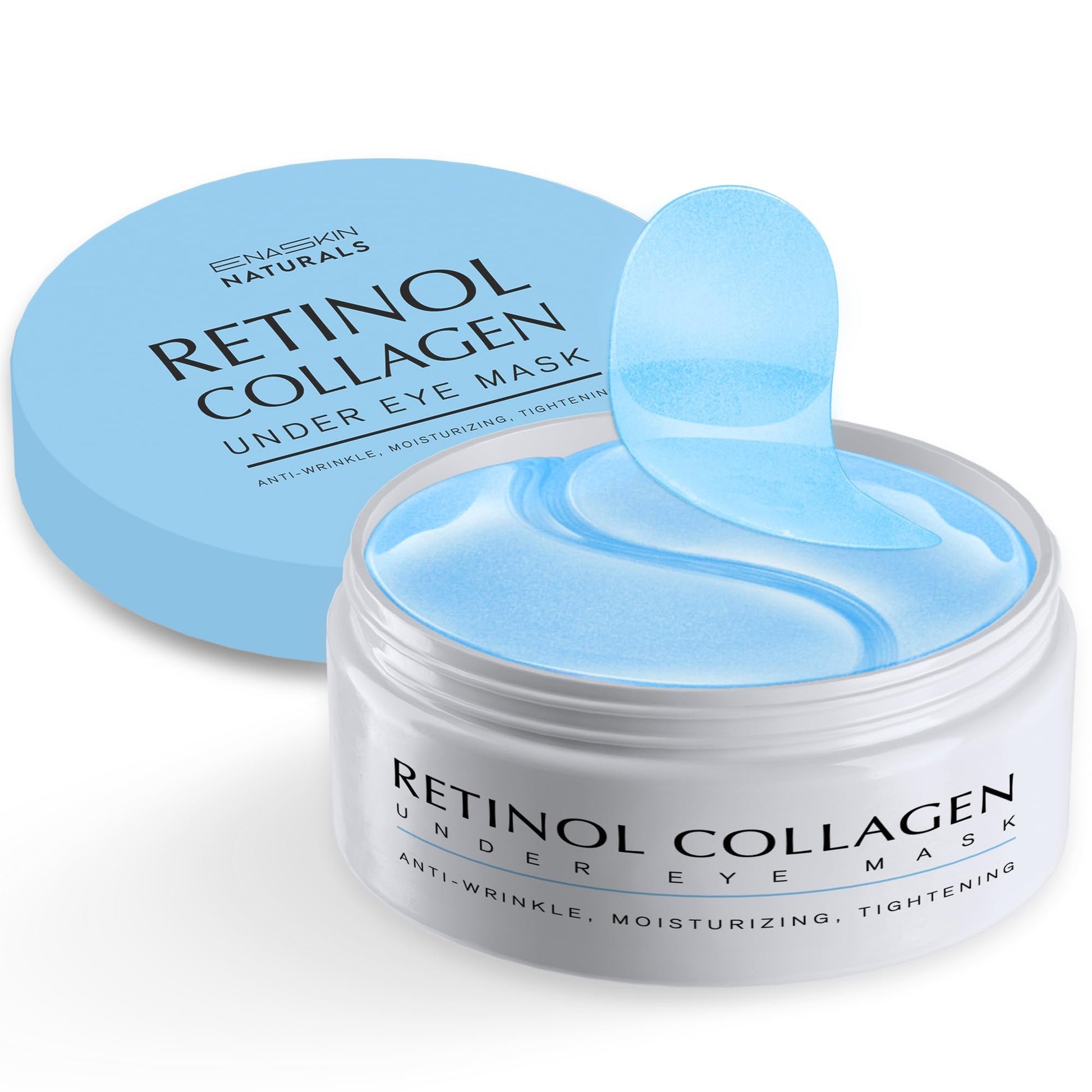 Under Eye Patches for Dark Circles: 60 Pcs Retinol Collagen Eye Gels Mask - Reduce Wrinkles Puffy & Bags