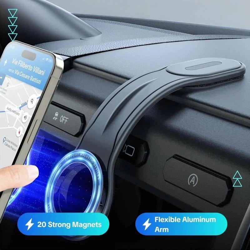 360° Bendable Magnetic Car Phone Mount