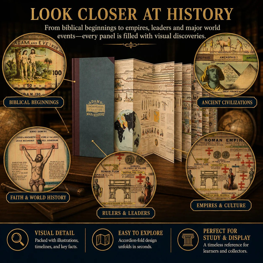 🔥HOT SALE🔥  📜Adams SynChronological Chart of History