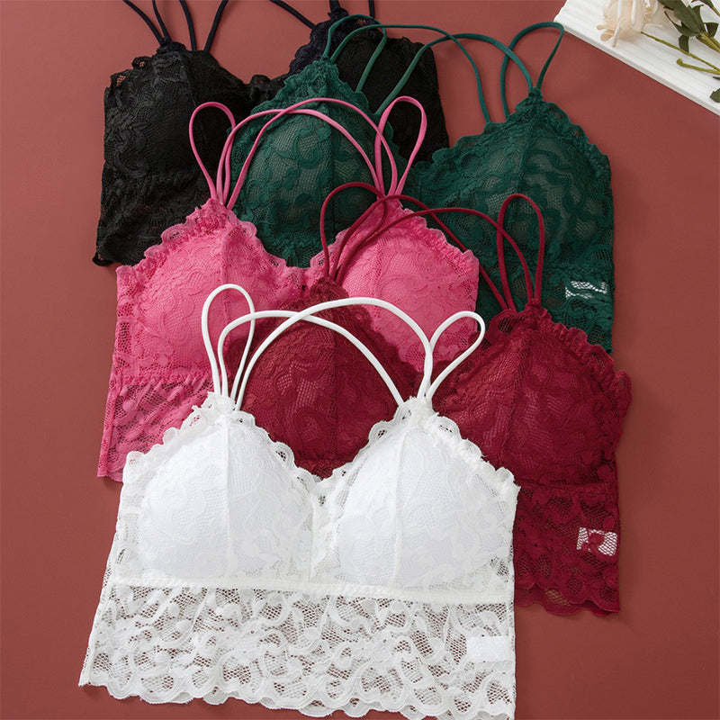 ⏳💥Women's Lace Bralette and Panty Set(The more you buy, the higher the discount)