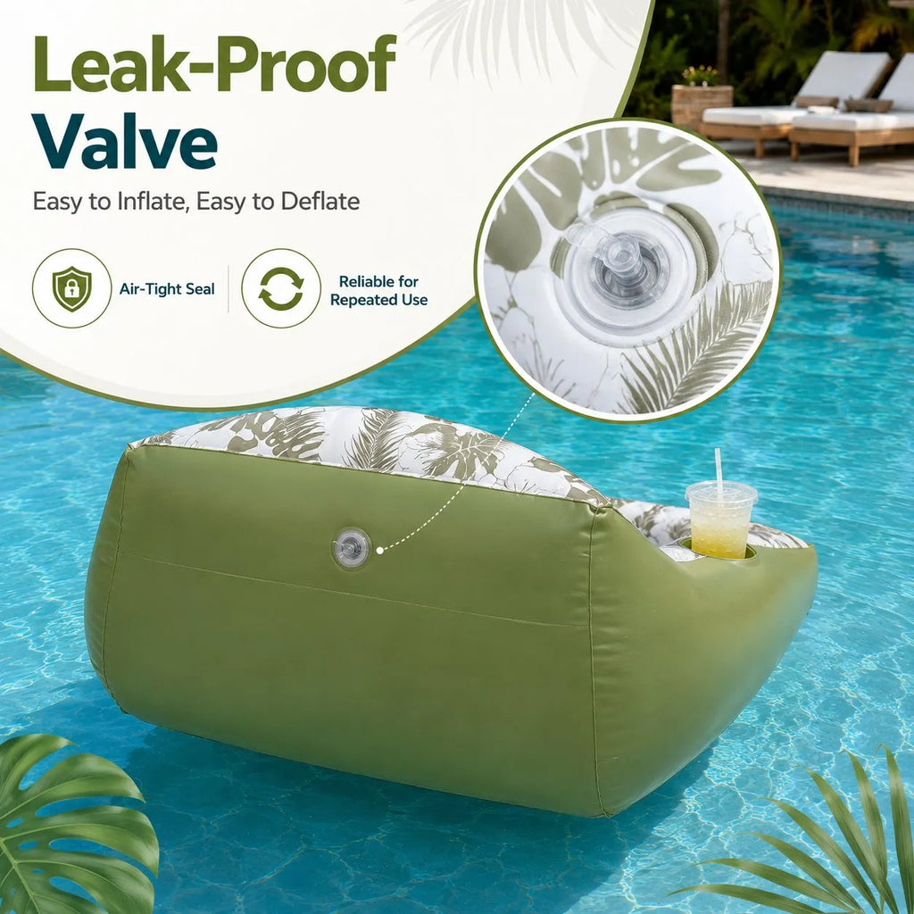 3-in-1 Inflatable Pool Lounge Chair