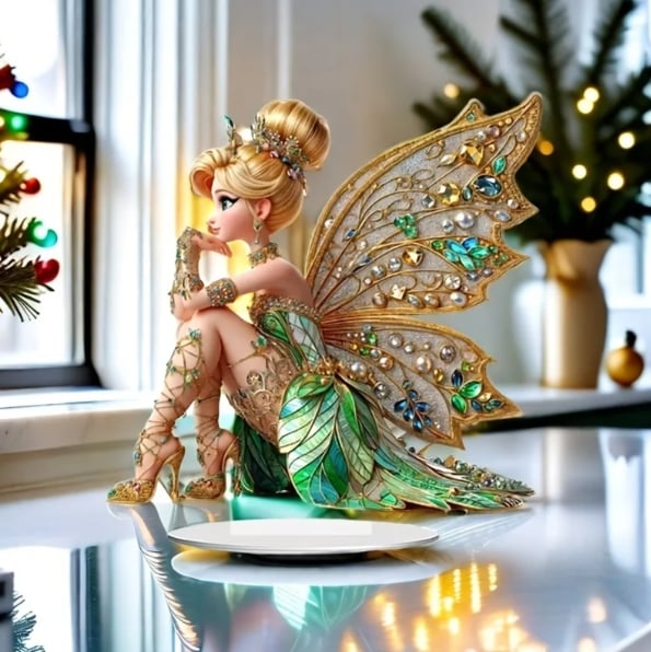 Enchanted Fairy Christmas Figurine (2D)🧚‍♀️
