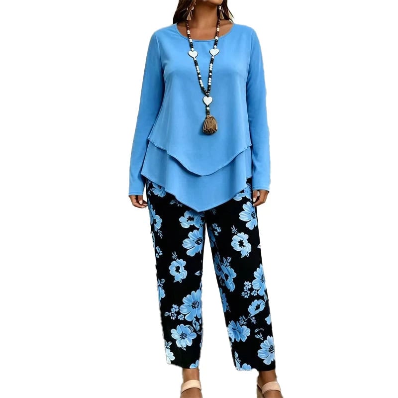 🔥 ! 🌸 Women's Casual Two-piece Set (top and pants) ✨