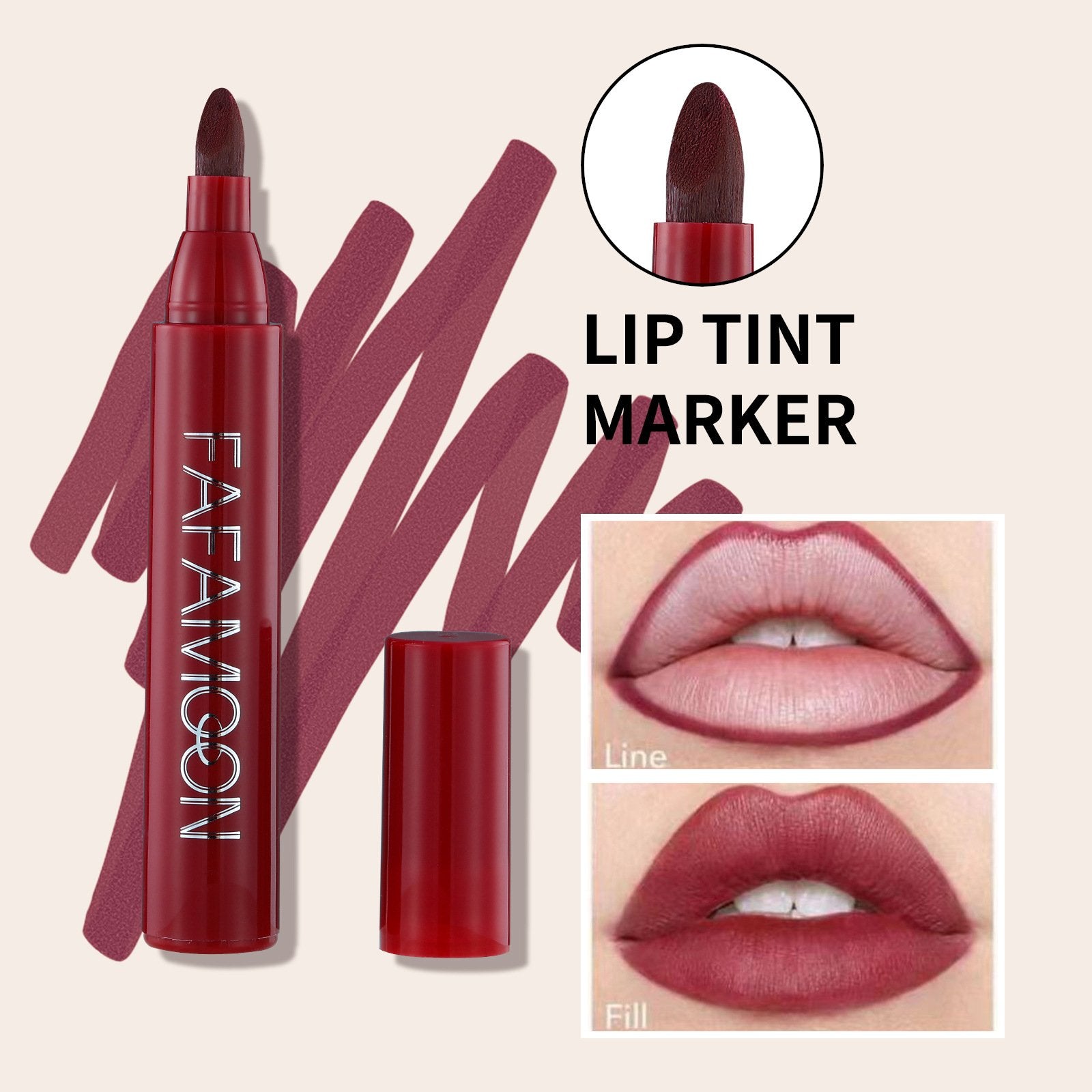 Lip Stain Chisel Tip Maker(🔥BUY MORE SAVE MORE🔥)