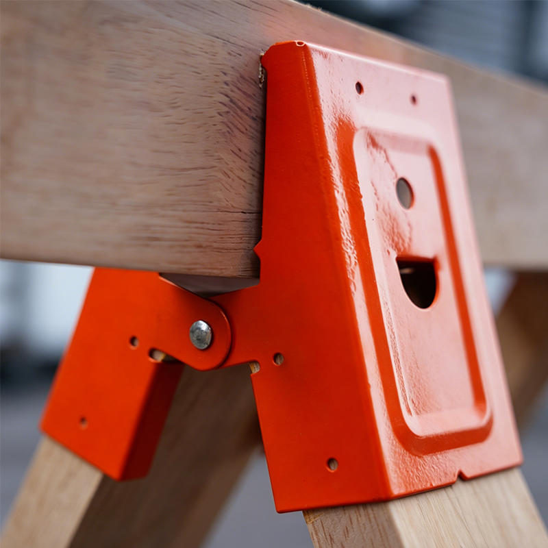 📢📢⏰Heavy-Duty Sawhorse Bracket with Down Clamp