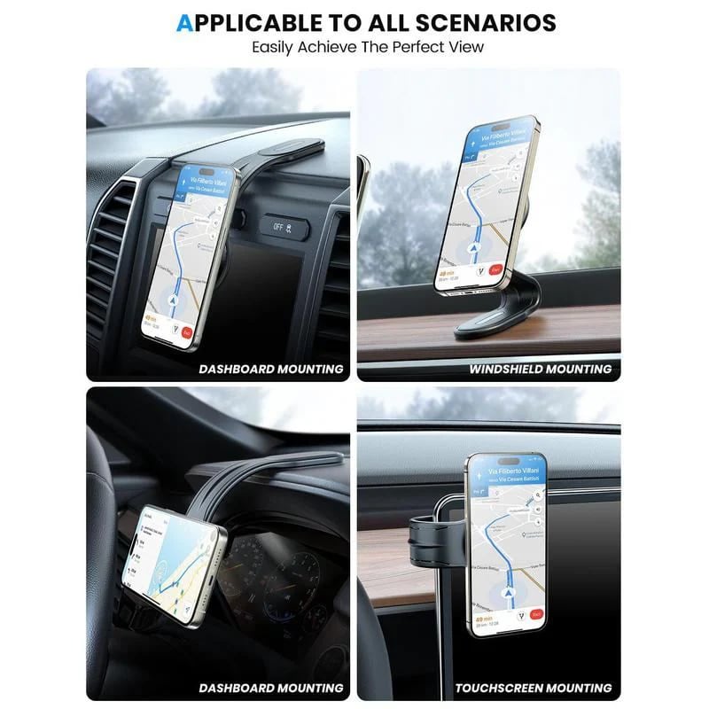 360° Bendable Magnetic Car Phone Mount