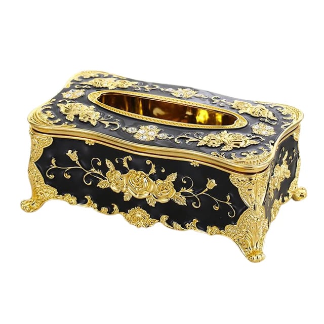 🎁European style tissue box creative acrylic retro living room kitchen
