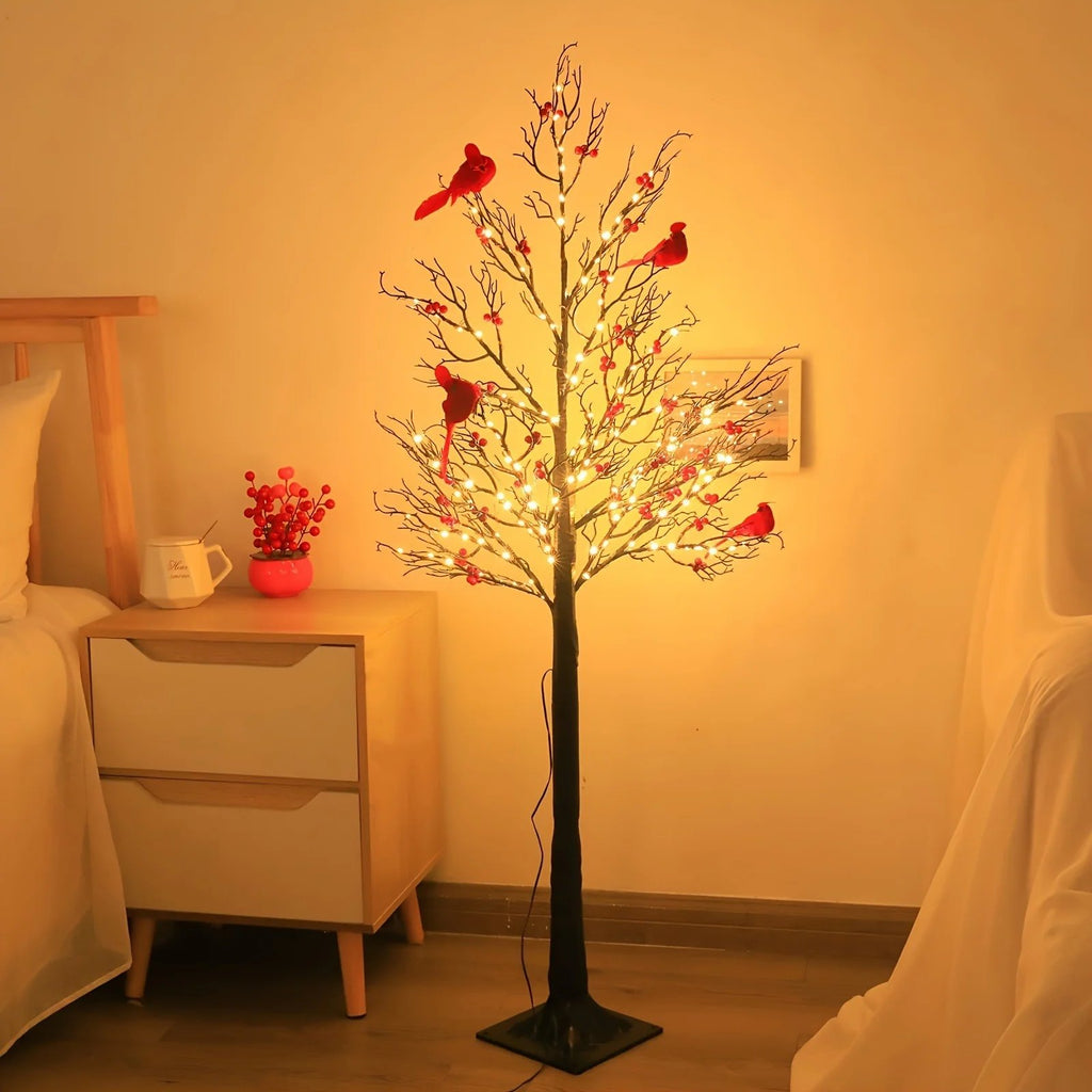 🔥HOT SALE🔥 ✨ 2026 Vintage Glowing Cardinal Tree