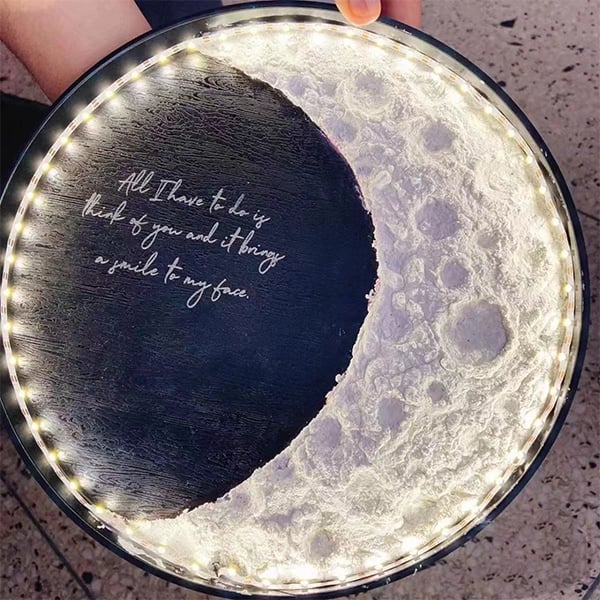 🔥 - DIY Moon LED Wall Lamp COB Light