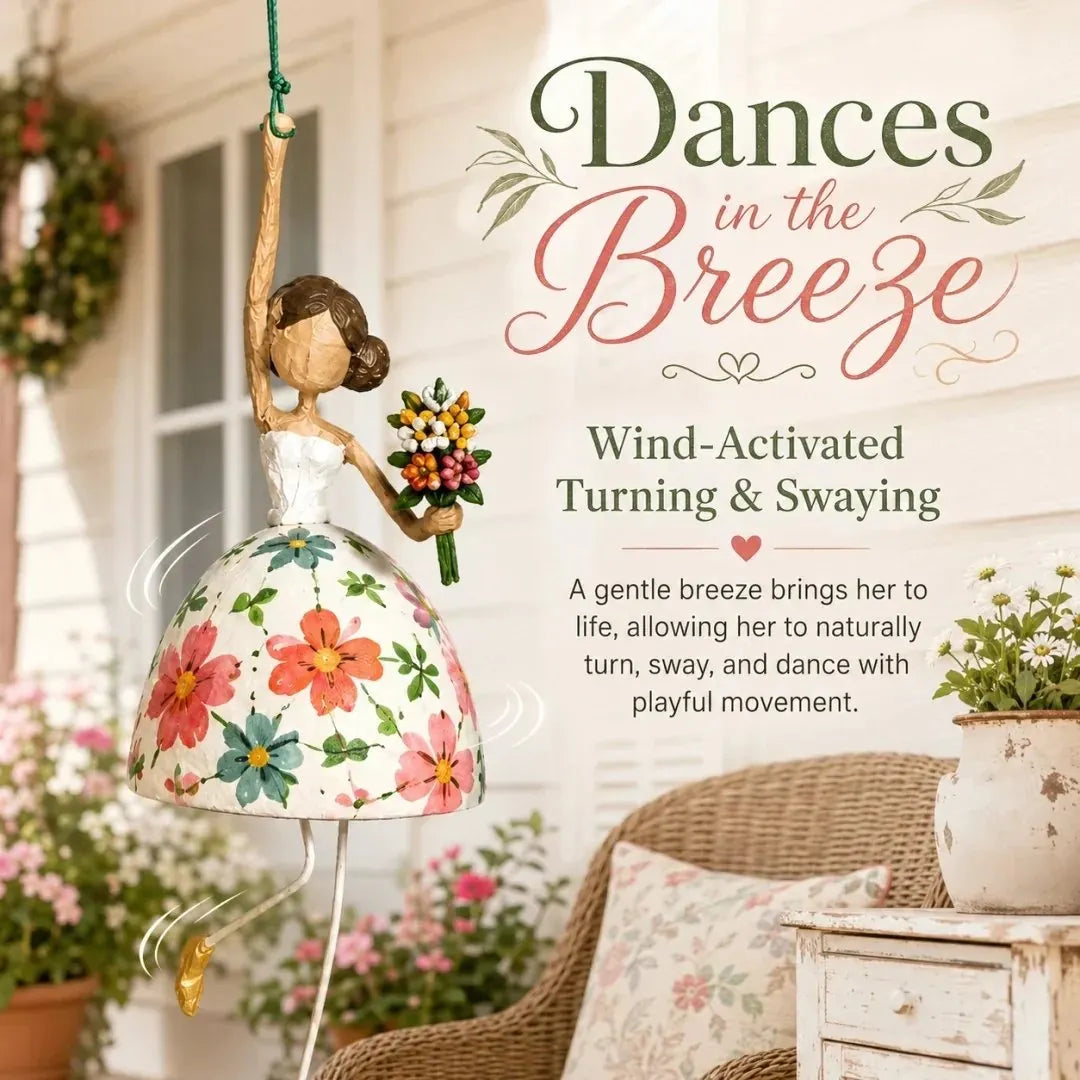 🎉✨ Whimsical Dancing Lady Hanging Ornament