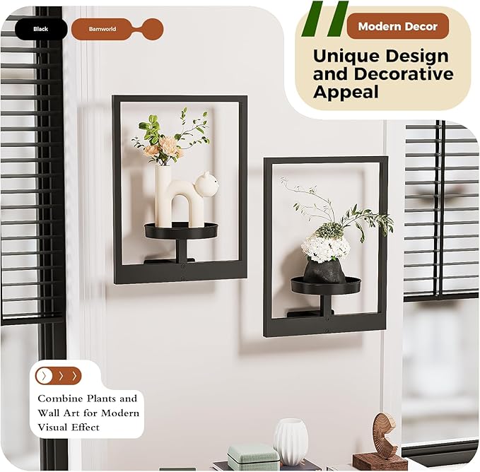 Metal Wall Hanging Plant Holder