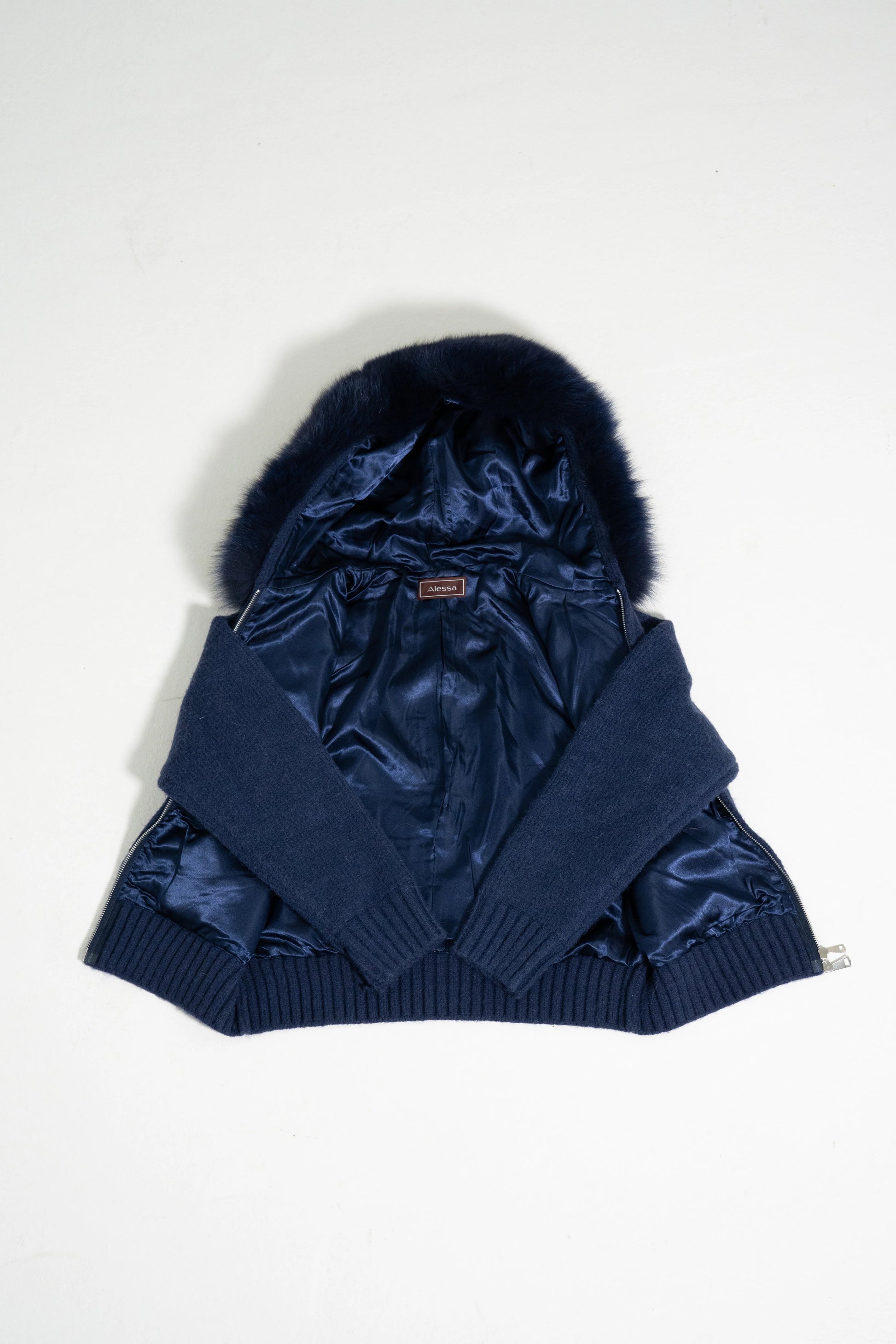 Fur Jacket Satin