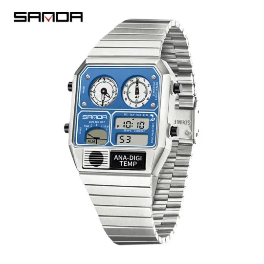 🔥Men's Luxury Sport Wristwatch Quartz Waterproof Digital