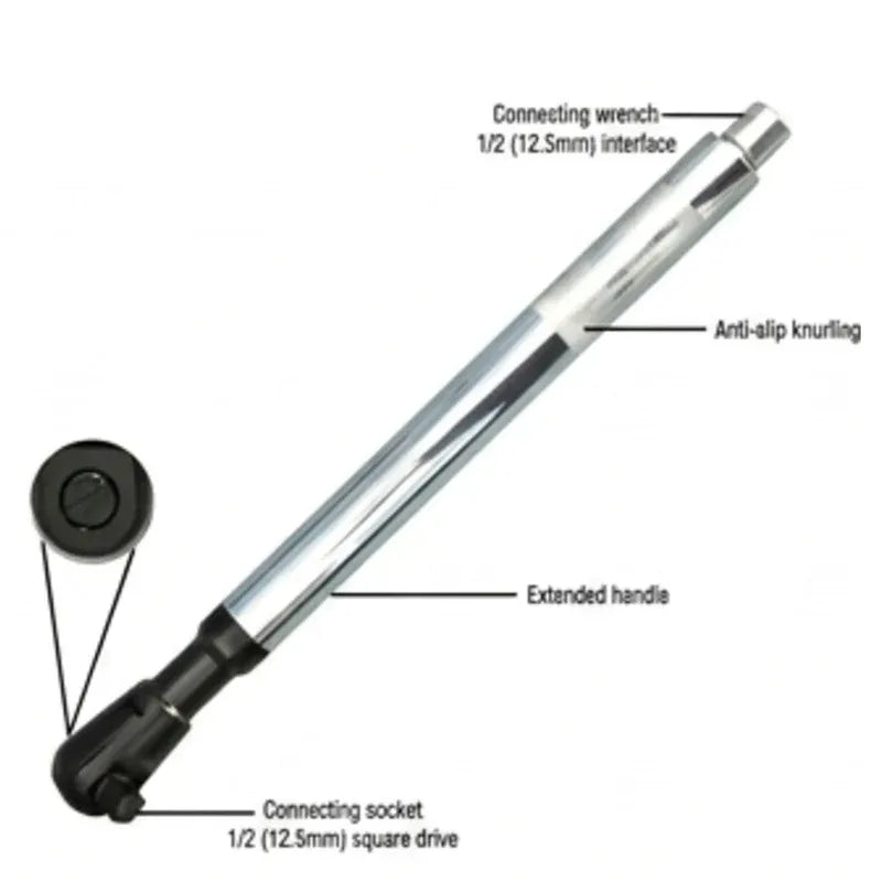 🛠️Extendable Ratchet Wrench for Power Drills & ⚙️Forging of chromium-vanadium steel