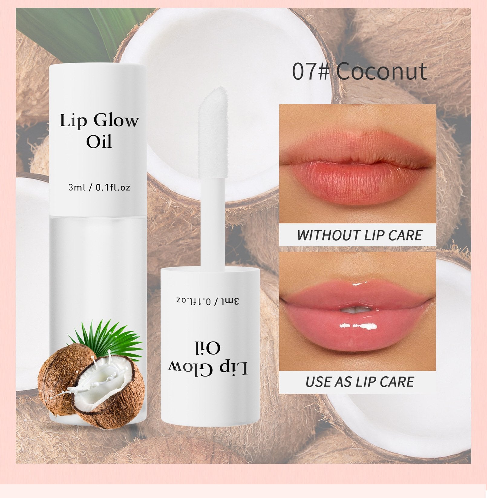 Seven Colors Fruit Flavored Lip Oil