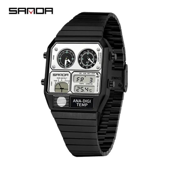 🔥Men's Luxury Sport Wristwatch Quartz Waterproof Digital