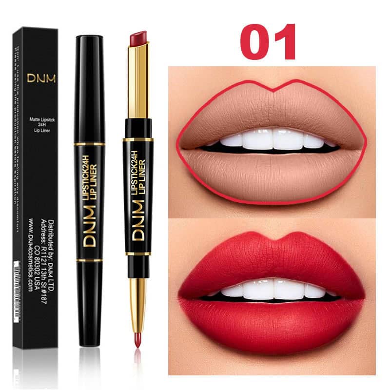 💖49% OFF💎$9.99💄2-in-1 Waterproof Lipstick Lip Liner