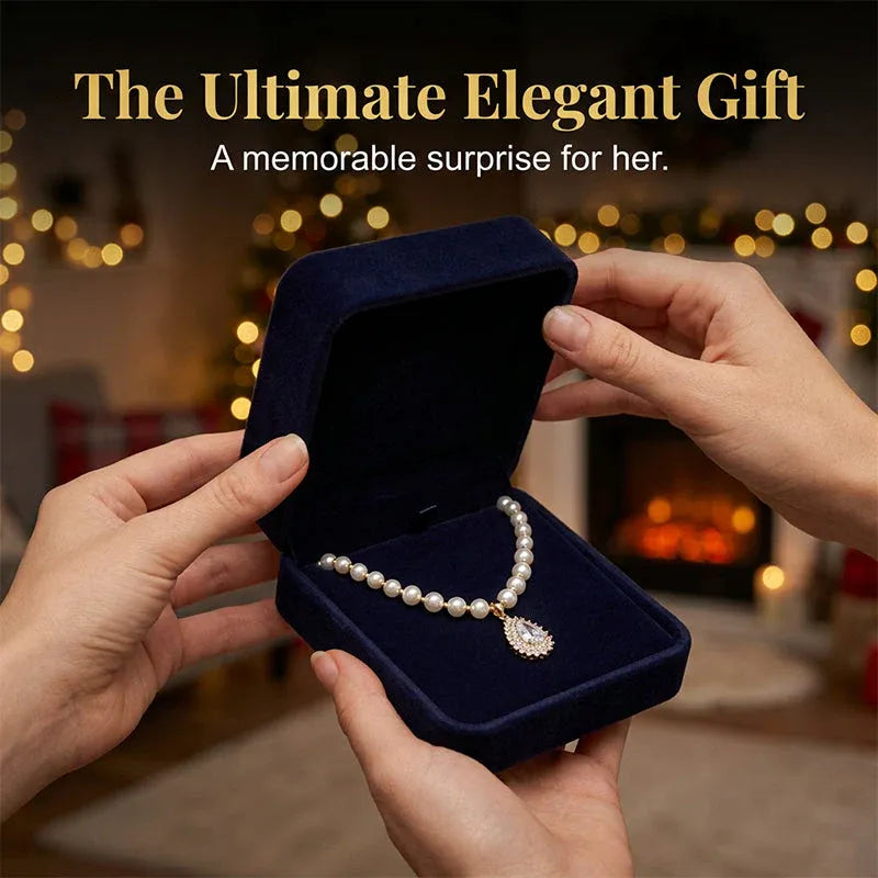 ⏰Women’s Vintage Style Pearl Necklace