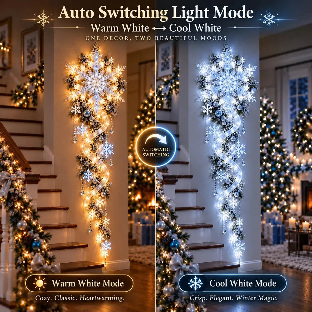 ⭐🔥❄️ Giant Snowflake Blizzard TrailTM- Let the Snowstorm Glow Indoors