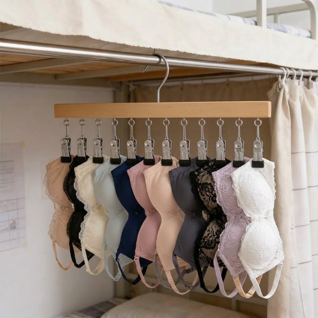 🏆 Oltre 50.000 venduti! 🌿✨Organizzatore girevole per armadio PureWood - Soluzione salvaspazio verticale e antipiega per riporre i vestiti 👖
