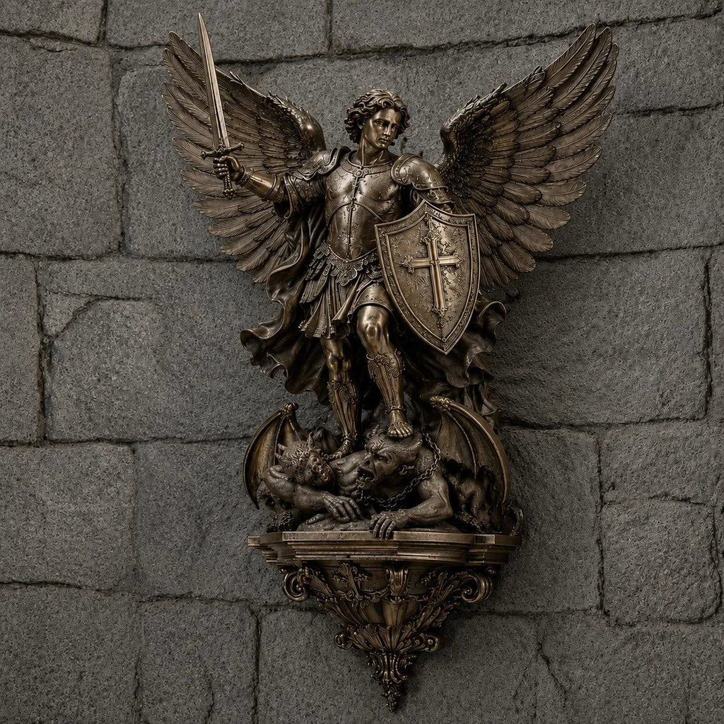 St. Michael Guardian Angel Wall Light✨