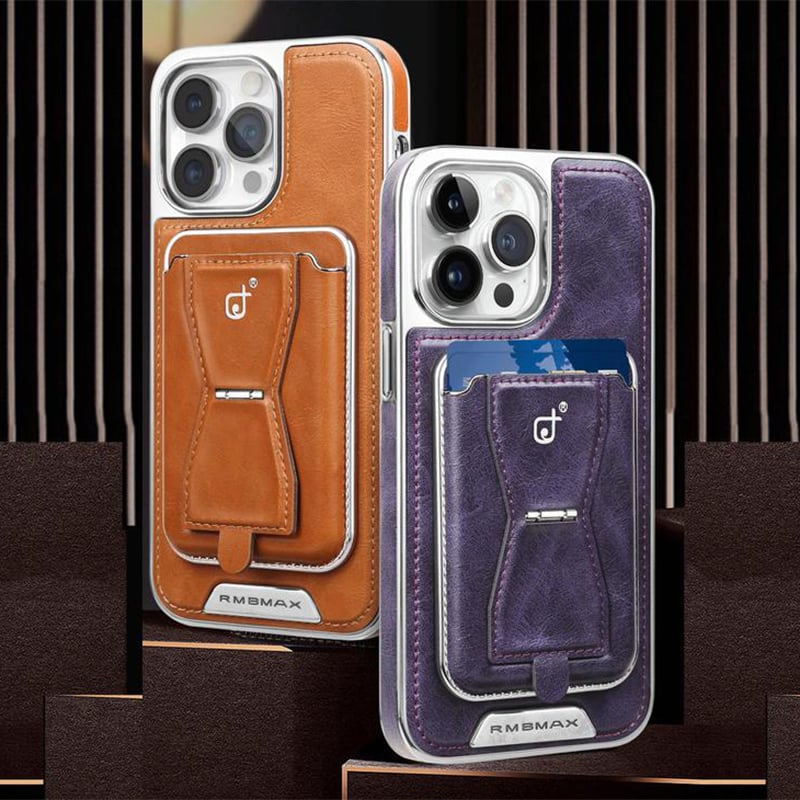 Skin striae Magnetic iPhone Case with Removal Card Holder