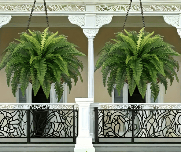 🌱 UV-Resistant Lifelike Artificial Boston Fern