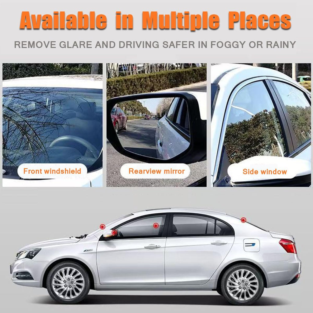 Windshield Oil Film Cleaner – Crystal Clarity for All Car Glass, Rain or Shine!