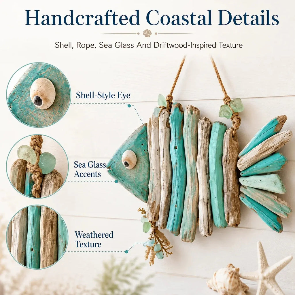 🎉Lighted Coastal Fish Wall Decor