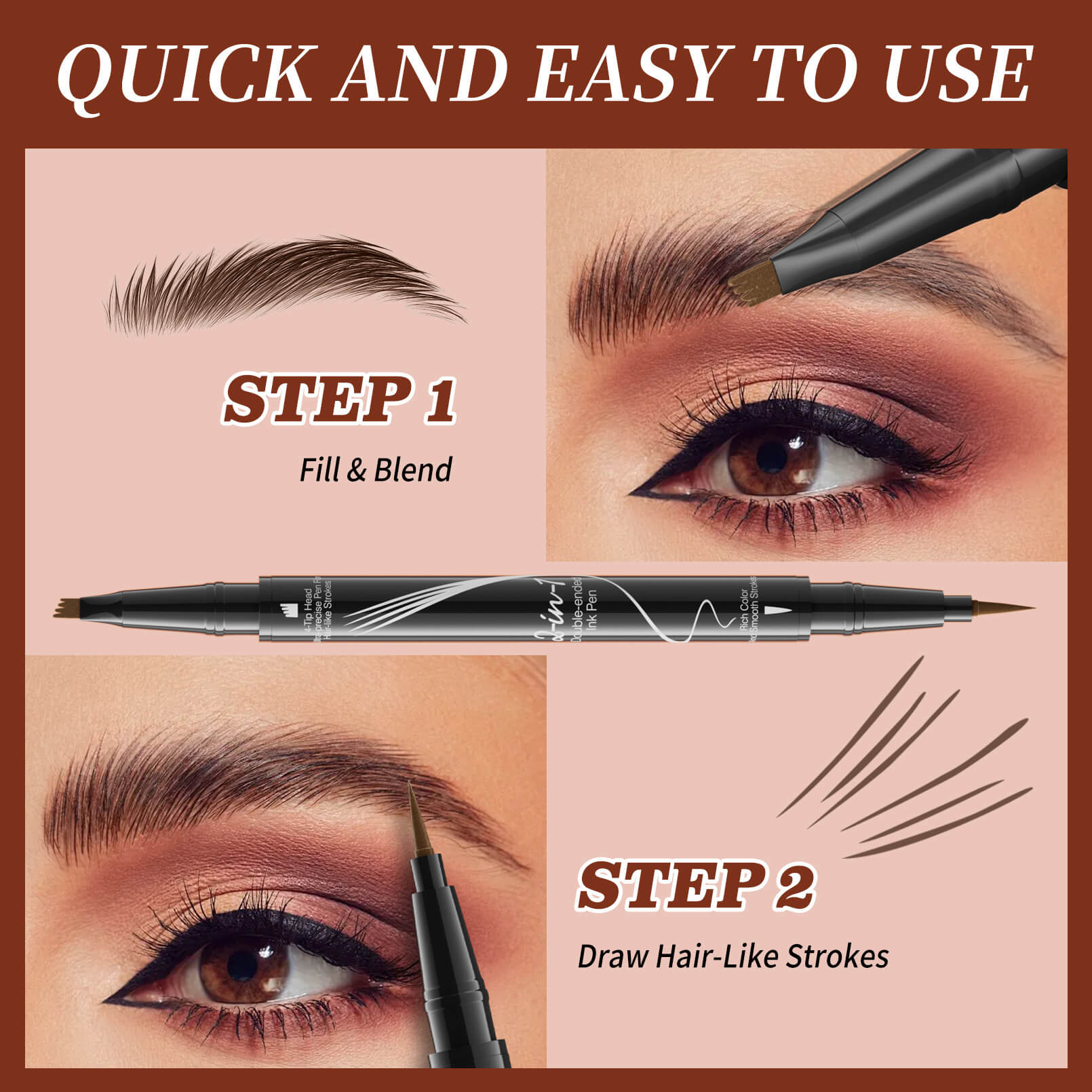 🔥BUY 1 GET 1 FREE💖Microblading Eyebrow Pencil 💥EACH ONLY $8.5💥
