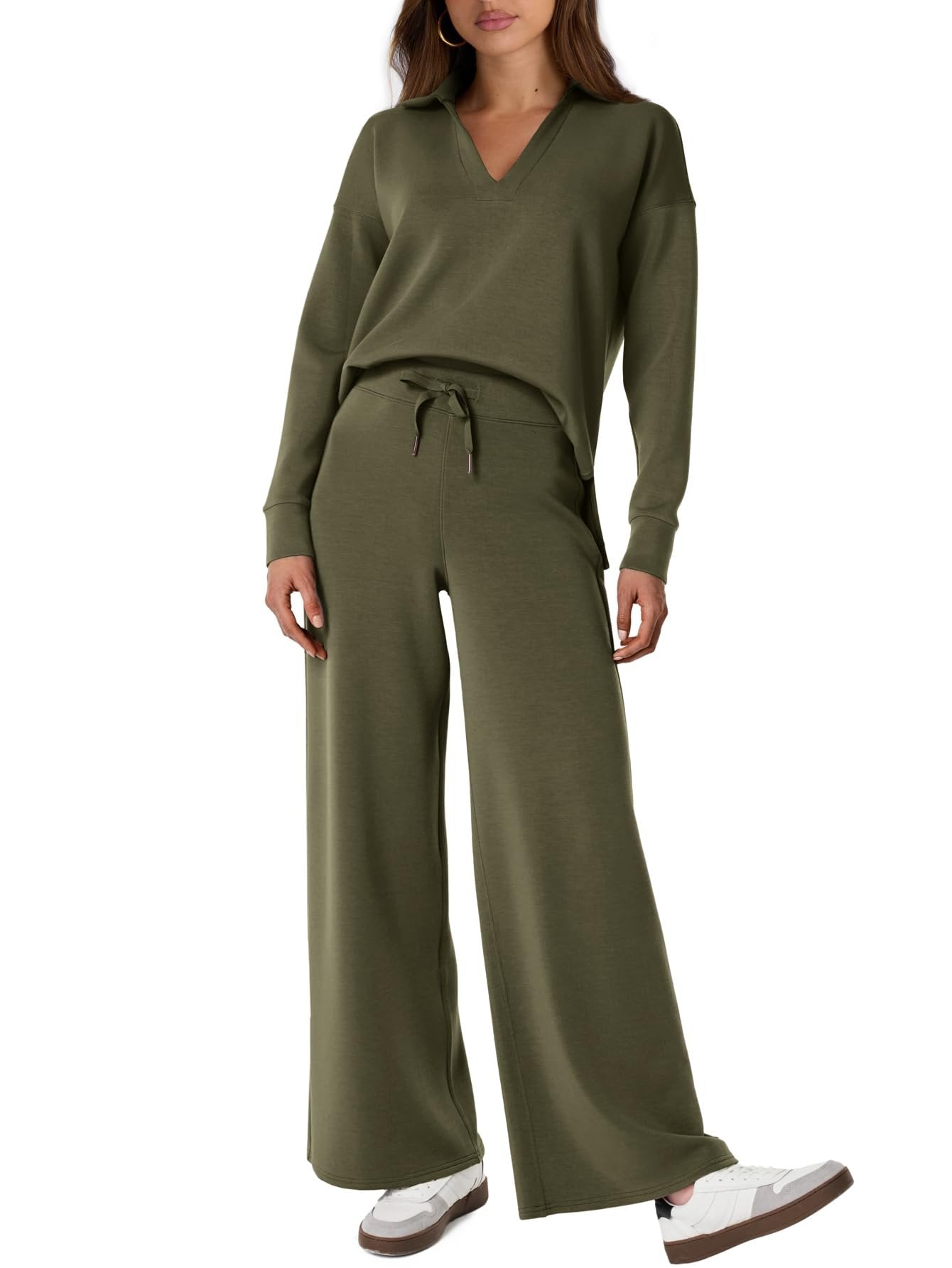 🔥Last Day Free Shipping-Women's 2 Piece Sets Outfits Casual Long Sleeve Sweatsuits Sets