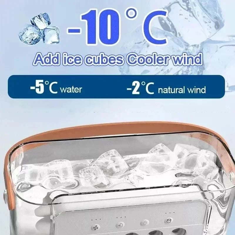 Portable Mini Fan 3 in 1 Cooler