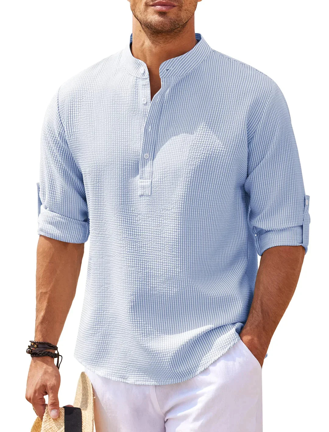 CHARLESTON CONTEMPORARY HENLEY SHIRT