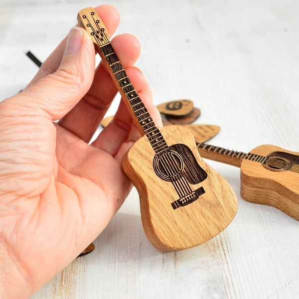 🎁Wooden Acoustic Guitar Pick Box🎸 – lionclay