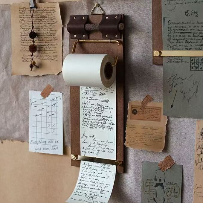Vintage Clipboard Kraft Notebook